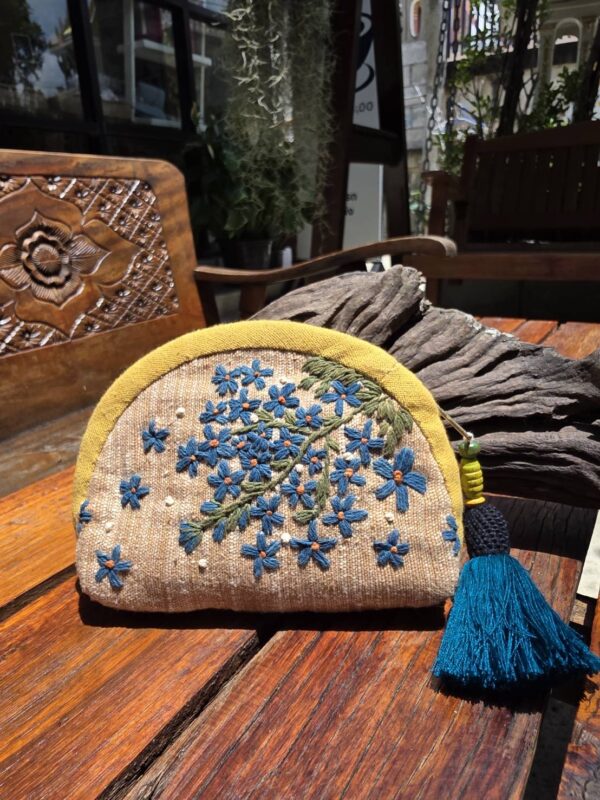 Hand-Embroidered Cotton Bag
